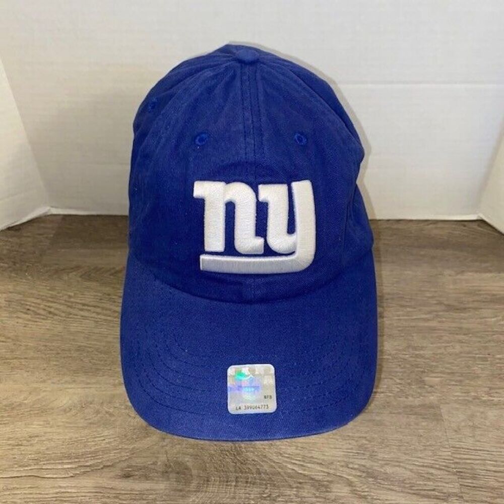 Idegy New York Giants NY NFL Football Blue Strapback Cap Hat